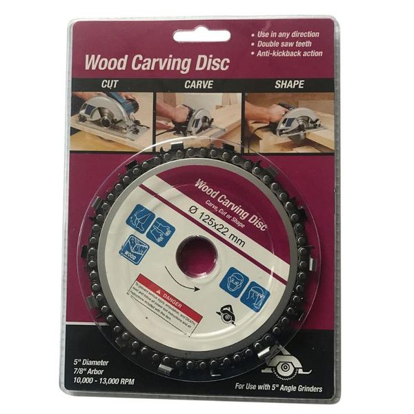 5 inch 14 tooth grinder disc fine chain saw 125mm angle carving culpting wood grinder chain disc wood carving disc#20
5 inch 14 tooth grinder disc fine chain saw 125mm angle carving culpting wood grinder chain disc wood carving disc#20