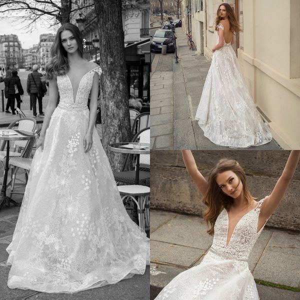 2019 bohemian wedding dresses v neck a line backless lace appliqued boho wedding dress beads sweep train beach plus size bridal gowns, White
2019 bohemian wedding dresses v neck a line backless lace appliqued boho wedding dress beads sweep train beach plus size bridal gowns, White