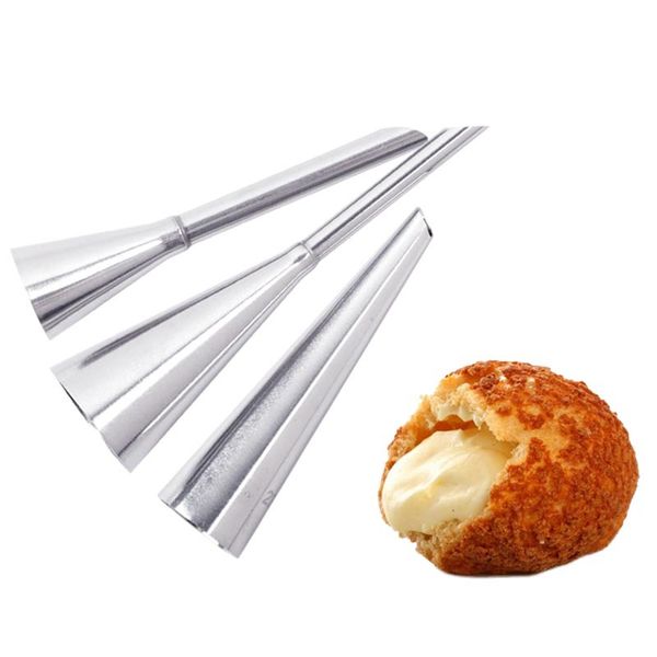 new 3pcs stainless steel puff mounting mouth baking mounting suit pointed baking tool ing
new 3pcs stainless steel puff mounting mouth baking mounting suit pointed baking tool ing