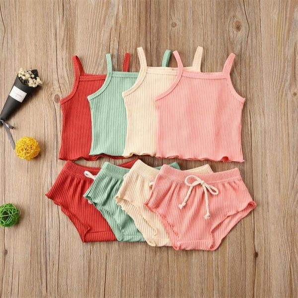 fashion newborn toddler baby girl clothes sleeveless solid vest pants shorts summer 2pcs outfit sets, White
fashion newborn toddler baby girl clothes sleeveless solid vest pants shorts summer 2pcs outfit sets, White