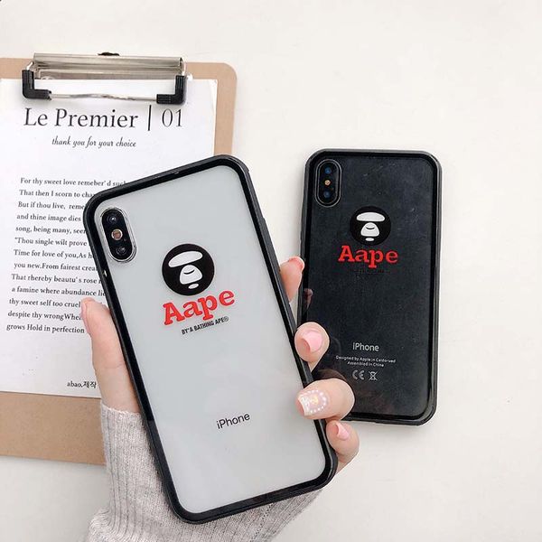 luxury phone case for iphone x xr xsmax 6/6s 6p/6sp 7/8 7plus/8plus designer cool case with brand letters color edge glass back cover
luxury phone case for iphone x xr xsmax 6/6s 6p/6sp 7/8 7plus/8plus designer cool case with brand letters color edge glass back cover