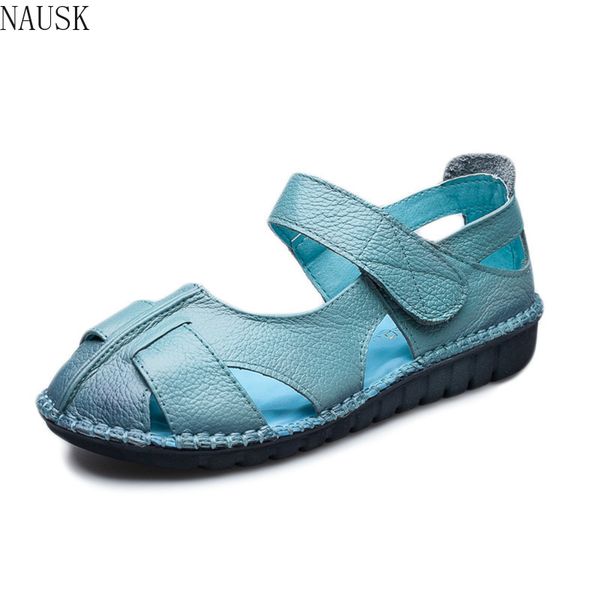 2019 women leather sandals comfortable soft soles shoes women flats sandals fashion summer shoes woman sandalias mujer, Black
2019 women leather sandals comfortable soft soles shoes women flats sandals fashion summer shoes woman sandalias mujer, Black