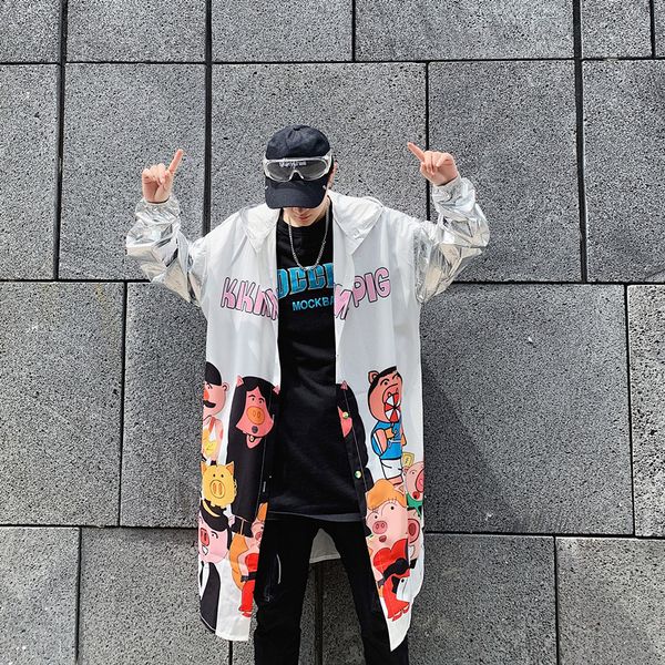 2019 summer new fashion harajuku couple loose printed thin windbreaker sports jacket sunscreen clothing, Tan;black
2019 summer new fashion harajuku couple loose printed thin windbreaker sports jacket sunscreen clothing, Tan;black