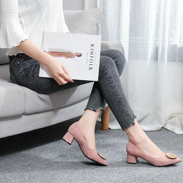 new female square high heels office lady career shoes woman 2020 solid faux suede flock pointed toe buckle wedding sandals pumps, Black
new female square high heels office lady career shoes woman 2020 solid faux suede flock pointed toe buckle wedding sandals pumps, Black