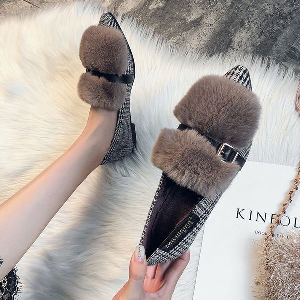 winter shoes women women's moccasins female footwear casual sneaker loafers fur autumn modis pointed toe all-match dress new, Black
winter shoes women women's moccasins female footwear casual sneaker loafers fur autumn modis pointed toe all-match dress new, Black