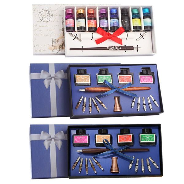 wooden caligraphy dip pen hook line signature fountain pens with ink nibs set offices school stationery gift l41e
wooden caligraphy dip pen hook line signature fountain pens with ink nibs set offices school stationery gift l41e