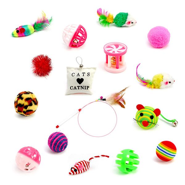 16ppc/set toys variety pack cats funny mouse catnip sisal balls gift value feather sets for small cat pet supplies toy set
16ppc/set toys variety pack cats funny mouse catnip sisal balls gift value feather sets for small cat pet supplies toy set