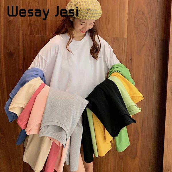 women tshirts 2020 new lovely solid harajuku cotton female t shirt korean short sleeves loose female clothing tshirts, White
women tshirts 2020 new lovely solid harajuku cotton female t shirt korean short sleeves loose female clothing tshirts, White