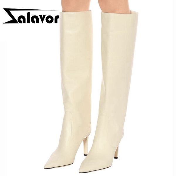 zalavor plus size 33-45 women knee high boots club shoes women slip on western style pointed toe party mujer zapatos, Black
zalavor plus size 33-45 women knee high boots club shoes women slip on western style pointed toe party mujer zapatos, Black