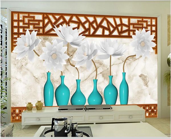 3d landscapes wall custom murals pane vase flower arrangement lotus living room background wall decoration painting art canvas pictures
3d landscapes wall custom murals pane vase flower arrangement lotus living room background wall decoration painting art canvas pictures