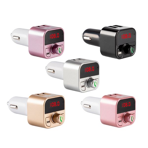 B5 Wireless Bluetooth Multifunction FM Transmitter USB Car Chargers Adapter Mini MP3 Player Kit Holders TF Card HandsFree Headsets Modulator
B5 Wireless Bluetooth Multifunction FM Transmitter USB Car Chargers Adapter Mini MP3 Player Kit Holders TF Card HandsFree Headsets Modulator