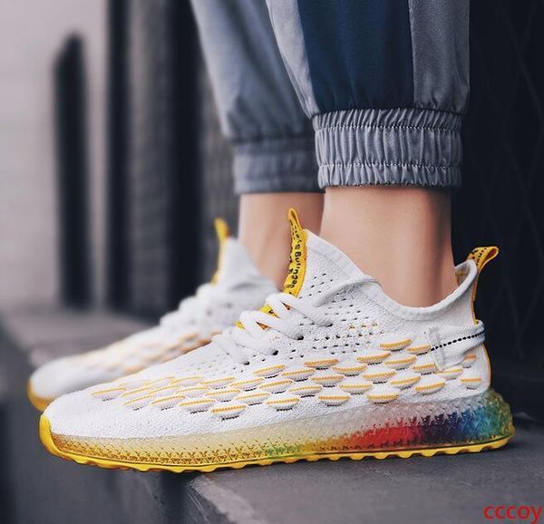 new causal shoes for mens white rainbow knit comfortable designer shoes fly outdoor jogging walking sneakers sports shoes
new causal shoes for mens white rainbow knit comfortable designer shoes fly outdoor jogging walking sneakers sports shoes