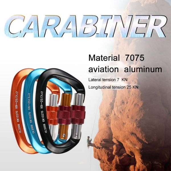 professional climbing carabiner rock gear climbing equipment snap clip buckle lock mosqueton mountaineering outdoor accessories
professional climbing carabiner rock gear climbing equipment snap clip buckle lock mosqueton mountaineering outdoor accessories