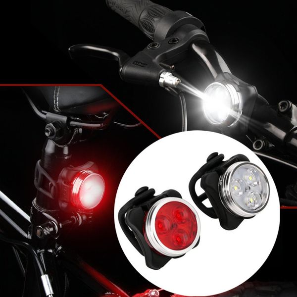 2pcs usb rechargeable 4 modes built-in battery led bicycle light cycling set bright front headlight rear back tail lanterna
2pcs usb rechargeable 4 modes built-in battery led bicycle light cycling set bright front headlight rear back tail lanterna