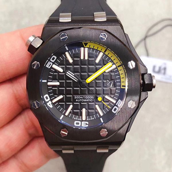2019 limited royal oak offshore forged carbon diver automatic mechanical watches pvd black watch rubber 42mm mens wristwatch, Slivery;brown
2019 limited royal oak offshore forged carbon diver automatic mechanical watches pvd black watch rubber 42mm mens wristwatch, Slivery;brown