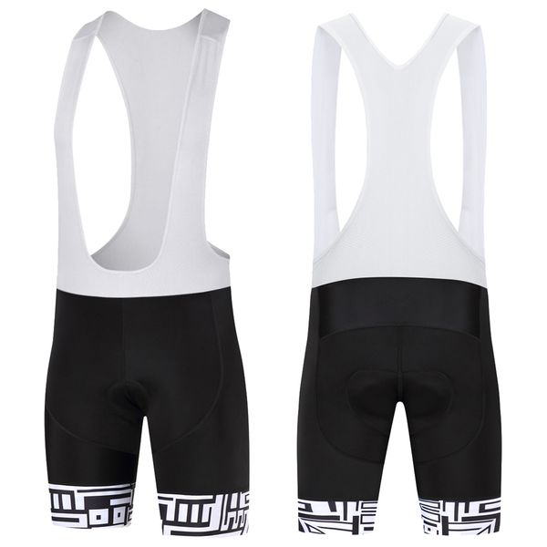 2017 mens cycling bib shorts summer 9d gel pad bike bib tights mtb ropa ciclismo moisture wicking pants roupa ciclismo#xl-3, Black