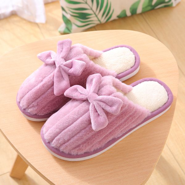 autumn and winter plush slippers couple bow cotton slippers non-slip thick bottom home men and women fur 0066, Black
autumn and winter plush slippers couple bow cotton slippers non-slip thick bottom home men and women fur 0066, Black