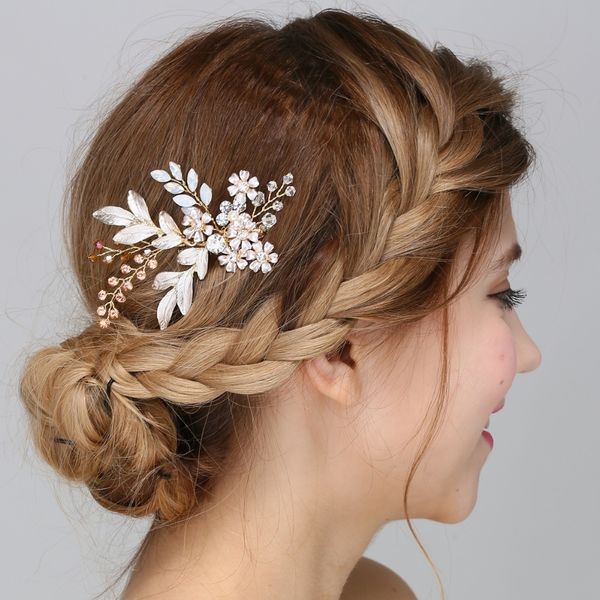 gold floral hair comb bridal fascinator garden floral headpiece wedding hair accessories, White;golden
gold floral hair comb bridal fascinator garden floral headpiece wedding hair accessories, White;golden