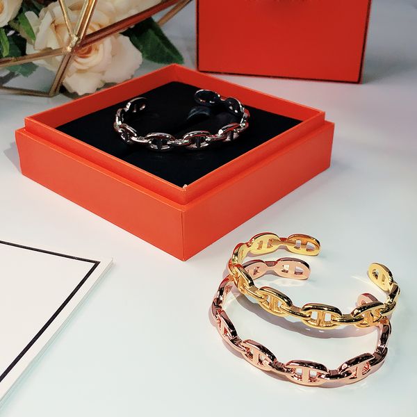 sale s925 silver classic for women letter round simple jewelry bangle set quality golden18k gold plating superior quality bracelets, Black
sale s925 silver classic for women letter round simple jewelry bangle set quality golden18k gold plating superior quality bracelets, Black