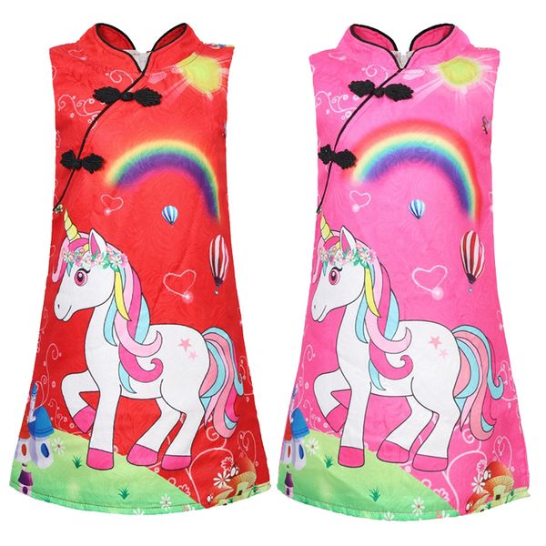 2 colors unicorn for girls dresses ins summer girls dresses kids designer clothes girls sleeveless cheongsam printed kids clothing dhl jy22, Red;yellow
2 colors unicorn for girls dresses ins summer girls dresses kids designer clothes girls sleeveless cheongsam printed kids clothing dhl jy22, Red;yellow