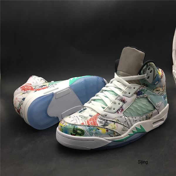 5 wings 3m multi-color basketball shoes white green 5s wings men sports fashion designer sneakers
5 wings 3m multi-color basketball shoes white green 5s wings men sports fashion designer sneakers