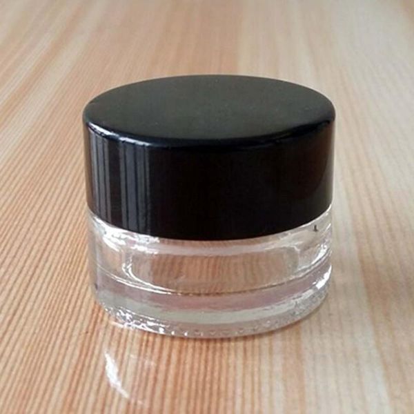 5ml refillable glass cream jar black screw cap empty glass pot container for nail powder bottles eye shadow cosmetic bottle
5ml refillable glass cream jar black screw cap empty glass pot container for nail powder bottles eye shadow cosmetic bottle