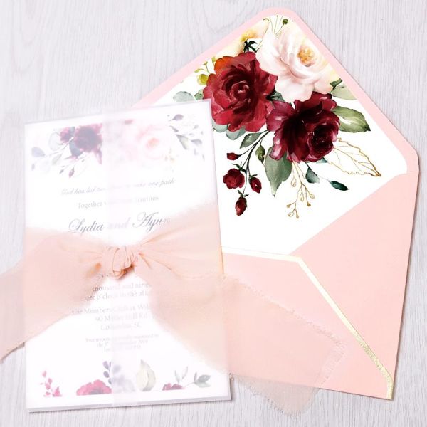 1 pcs invitations cards bridal, baby shower invite, birthday, dinner invites, pink pocket with flower
1 pcs invitations cards bridal, baby shower invite, birthday, dinner invites, pink pocket with flower