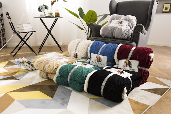 2019 chenille thick cashmere blanket cable knit keeps in a double-layer blanket northern european-style factory direct
2019 chenille thick cashmere blanket cable knit keeps in a double-layer blanket northern european-style factory direct