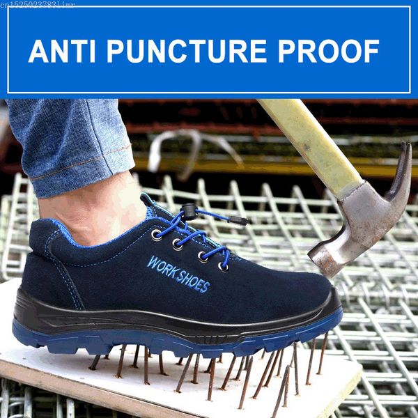 2019 men boots work shoes steel toe cap work safety boots male shoes casual sneaker anti-smashing piercing safety, Black
2019 men boots work shoes steel toe cap work safety boots male shoes casual sneaker anti-smashing piercing safety, Black