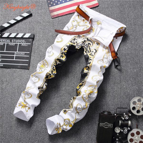 king bright high quality 3d printed jeans men fashion denim mens jeans 2017 new famous brand loose skinny casual for men, Blue
king bright high quality 3d printed jeans men fashion denim mens jeans 2017 new famous brand loose skinny casual for men, Blue