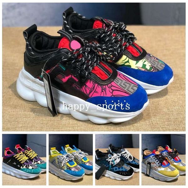 2019 new chain reaction shoes trainer lightweight link-embossed sole luxury fashion casual designer men women shoes sport sneakers 36-45, Black
2019 new chain reaction shoes trainer lightweight link-embossed sole luxury fashion casual designer men women shoes sport sneakers 36-45, Black