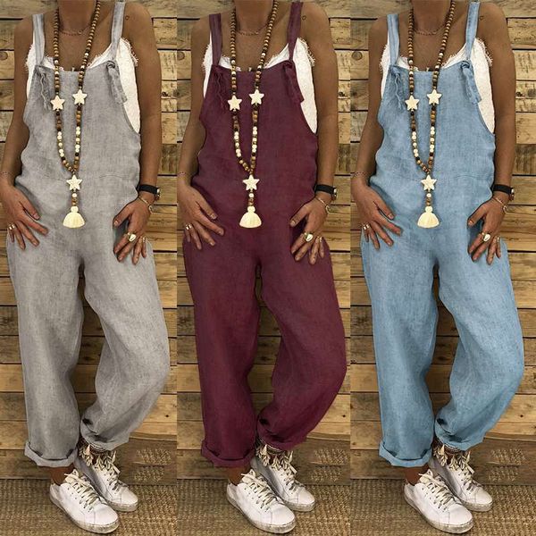 zanzea women jumpsuit ladies casual loose strappy playsuits rompers combinaison femme wide leg trousers overalls plus size 5xl, Black;white
zanzea women jumpsuit ladies casual loose strappy playsuits rompers combinaison femme wide leg trousers overalls plus size 5xl, Black;white