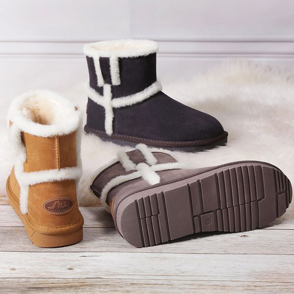 2019 cow suede snow boots for women winter fur plush warm ladies snow shoes waterproof fashion ice shoes, Black
2019 cow suede snow boots for women winter fur plush warm ladies snow shoes waterproof fashion ice shoes, Black
