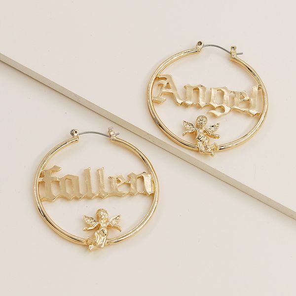 2020 new trendy ins gold angel fallen letters initial wing hoop earrings korean fashion chic women party jewelry, Golden;silver
2020 new trendy ins gold angel fallen letters initial wing hoop earrings korean fashion chic women party jewelry, Golden;silver
