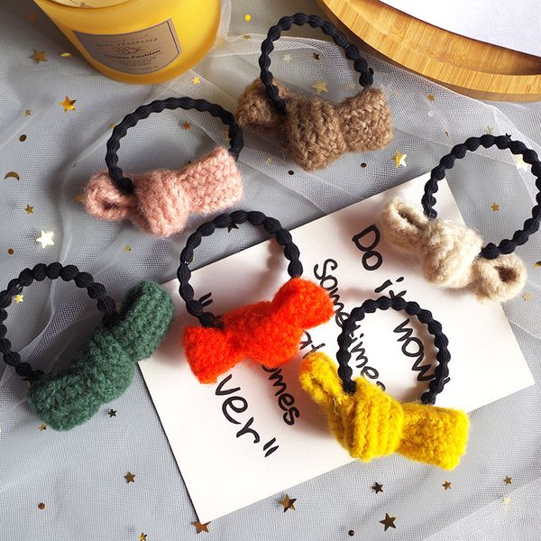 new korean children simple cute woolen bow rubber band hair rope fashion girl princess ponytail hair accessories, Slivery;white
new korean children simple cute woolen bow rubber band hair rope fashion girl princess ponytail hair accessories, Slivery;white