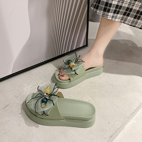 shoes women slippers flat platform slides med butterfly-knot pantofle soft 2020 pu fashion basic rubber, Black
shoes women slippers flat platform slides med butterfly-knot pantofle soft 2020 pu fashion basic rubber, Black
