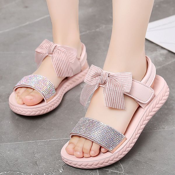 summer 2020 girls toddler sandals pink bowknot sparkling princess sandals soft bottom soft bottom floral children sandal, Black;red
summer 2020 girls toddler sandals pink bowknot sparkling princess sandals soft bottom soft bottom floral children sandal, Black;red