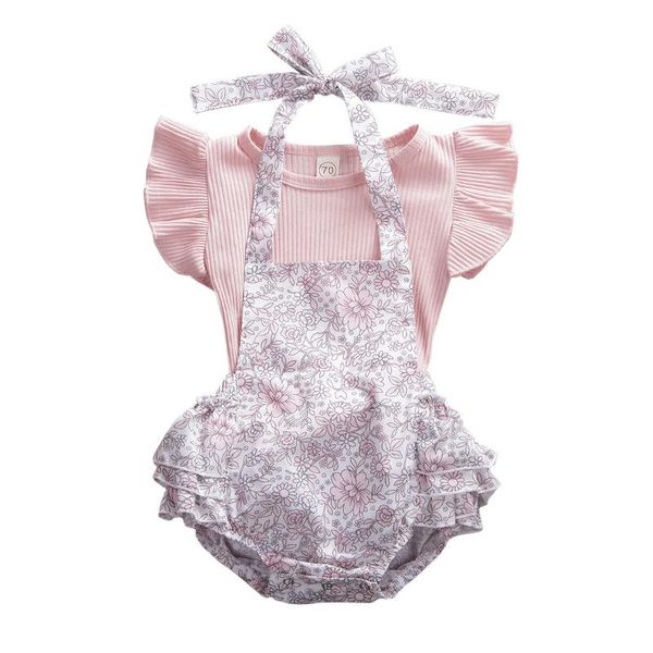 2020 summer baby clothes set infant newborn baby girls cotton lace bodysuits ruffled floral +overalls 2pcs outfits suit, White
2020 summer baby clothes set infant newborn baby girls cotton lace bodysuits ruffled floral +overalls 2pcs outfits suit, White