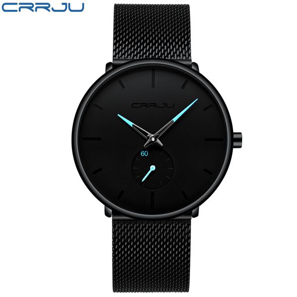 crrju fashion brand mens watches luxury quartz watch men casual slim mesh steel waterproof sport watch relogio masculino, Slivery;brown
crrju fashion brand mens watches luxury quartz watch men casual slim mesh steel waterproof sport watch relogio masculino, Slivery;brown