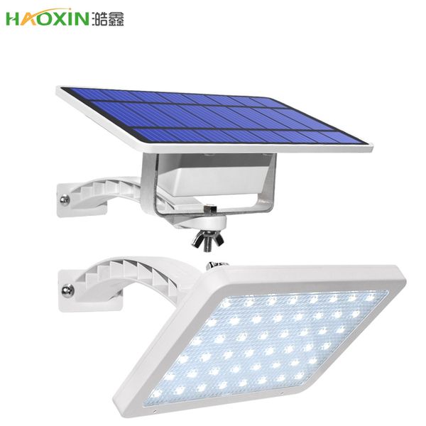 haoxin 800lm solar lamp 48 leds solar light for outdoor garden wall yard led security lighting with adjustable lighting angle
haoxin 800lm solar lamp 48 leds solar light for outdoor garden wall yard led security lighting with adjustable lighting angle