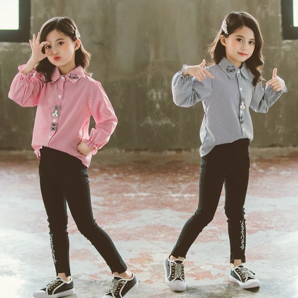 2020 casual children's long-sleeved girl's autumn medium -long shirt plaid shirt for medium and large children, White;black
2020 casual children's long-sleeved girl's autumn medium -long shirt plaid shirt for medium and large children, White;black