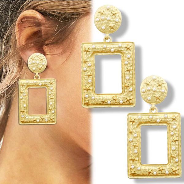 hammered square hoop geometric starfish pearl ear studs earrings gold beach sea boho statement women gift punk rock celebrity, Silver
hammered square hoop geometric starfish pearl ear studs earrings gold beach sea boho statement women gift punk rock celebrity, Silver