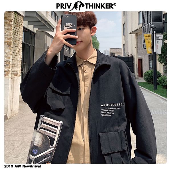 men hip hop pockets black jackets mens autumn print street-style casual jacket male long sleeve fashion coat 2019, Black;brown
men hip hop pockets black jackets mens autumn print street-style casual jacket male long sleeve fashion coat 2019, Black;brown