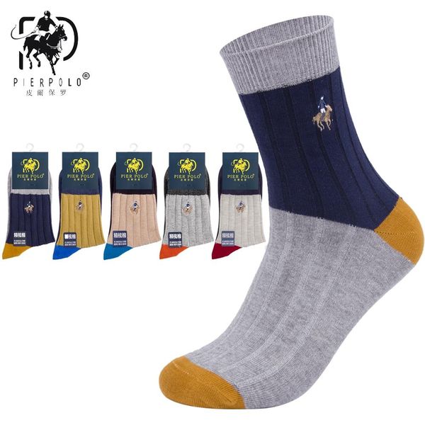 brand pier polo spell color socks fashion casual cotton crew socks business embroidery autumn winter men's socks, Black
brand pier polo spell color socks fashion casual cotton crew socks business embroidery autumn winter men's socks, Black