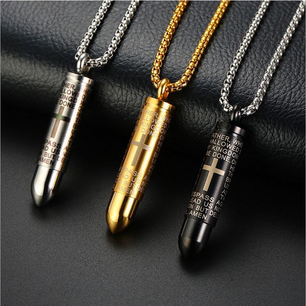 ren006 stainless steel necklace christian bible scripture pendant cross necklace pendant religious jewelry, Silver
ren006 stainless steel necklace christian bible scripture pendant cross necklace pendant religious jewelry, Silver