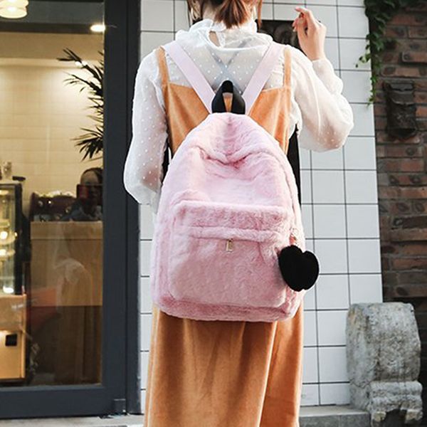 exquisite woman bags plush backpack mochilas mujer solid color large capacity girls travel multifunctional backpacks femme
exquisite woman bags plush backpack mochilas mujer solid color large capacity girls travel multifunctional backpacks femme