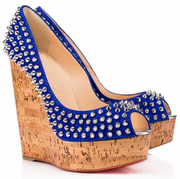 summer women style sandals red bottom heels une plume spiked 140mm suede peep toe wedges flamingo studded high heels 35-42, Black
summer women style sandals red bottom heels une plume spiked 140mm suede peep toe wedges flamingo studded high heels 35-42, Black