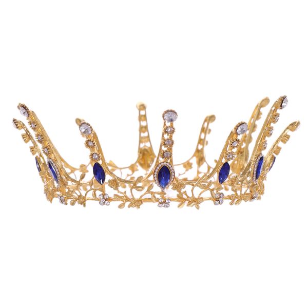 ретро личность европейский полный корона невесты корона синий rhinestone свадебные платья аксессуары big crown headdress ювелирные изделия, Golden;white
ретро личность европейский полный корона невесты корона синий rhinestone свадебные платья аксессуары big crown headdress ювелирные изделия, Golden;white