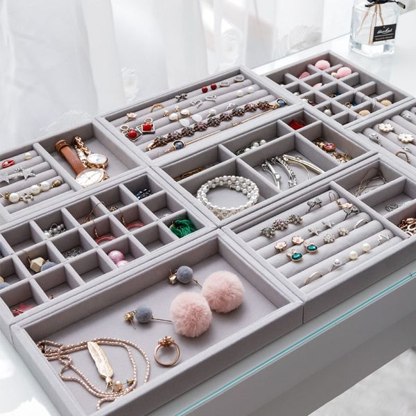 new drawer diy jewelry storage tray ring bracelet gift box jewellery organizer earring holder small size jewelry tray organizer, Pink;blue
new drawer diy jewelry storage tray ring bracelet gift box jewellery organizer earring holder small size jewelry tray organizer, Pink;blue