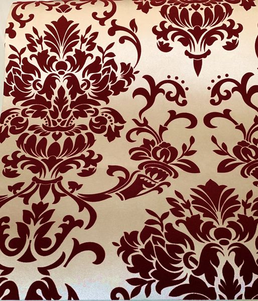 red velvet classic wallpaper european style roll wall paper damask embossed flocking wall covering 3d effect
red velvet classic wallpaper european style roll wall paper damask embossed flocking wall covering 3d effect